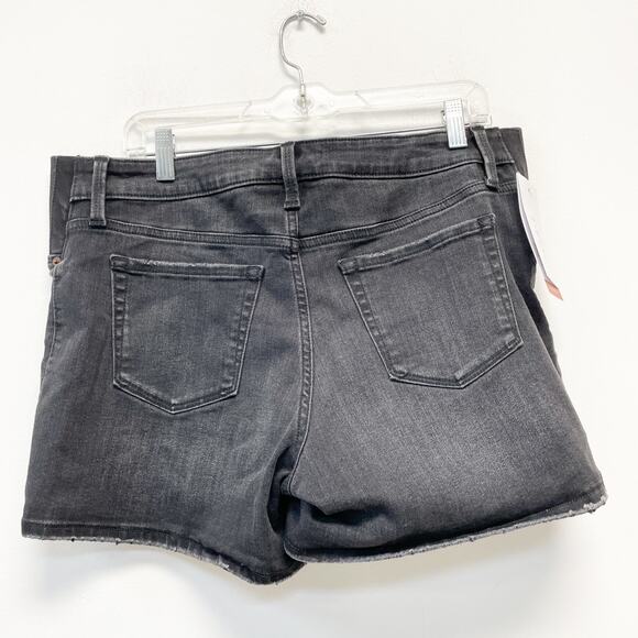 Isabel By Ingrid & Isabel Under Belly Midi Maternity Jean Shorts Black Size 12 - Picture 3 of 6